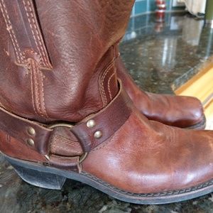Frye harness boots